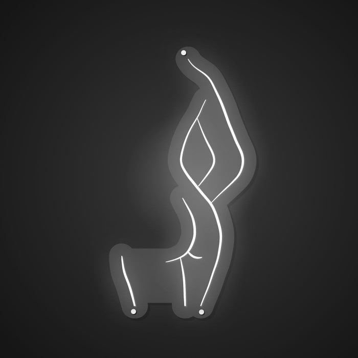 Neon Emblem of Refined Curves