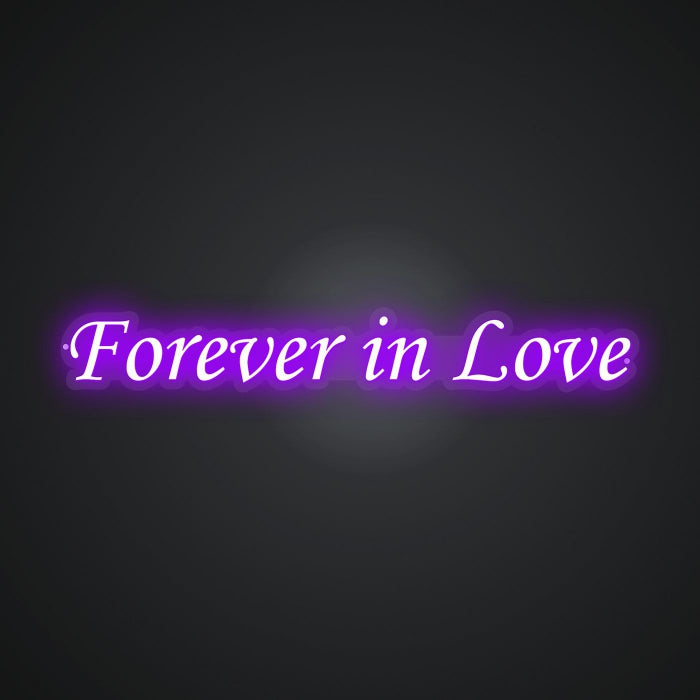 Neon Emblem of Eternal Bond Sign