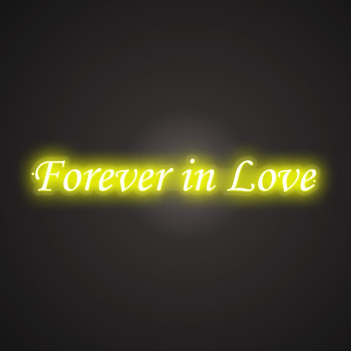 Shimmering Neon Lifelong Romance Sign