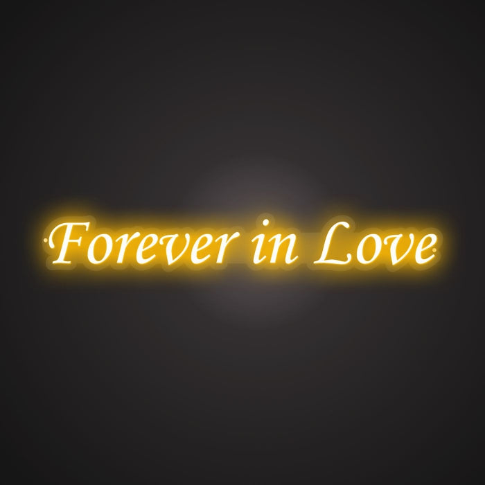 Dazzling Neon Perpetual Affection Sign