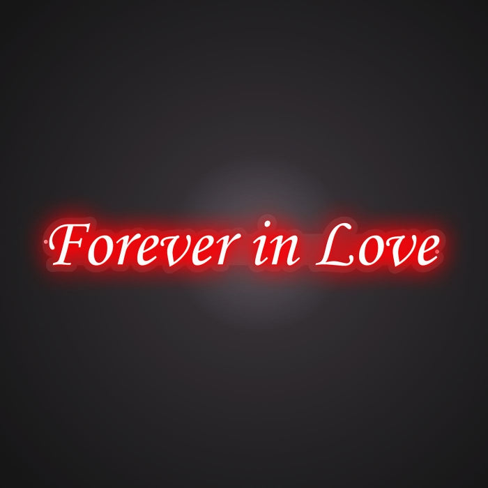 Neon Radiance of Enduring Love Sign
