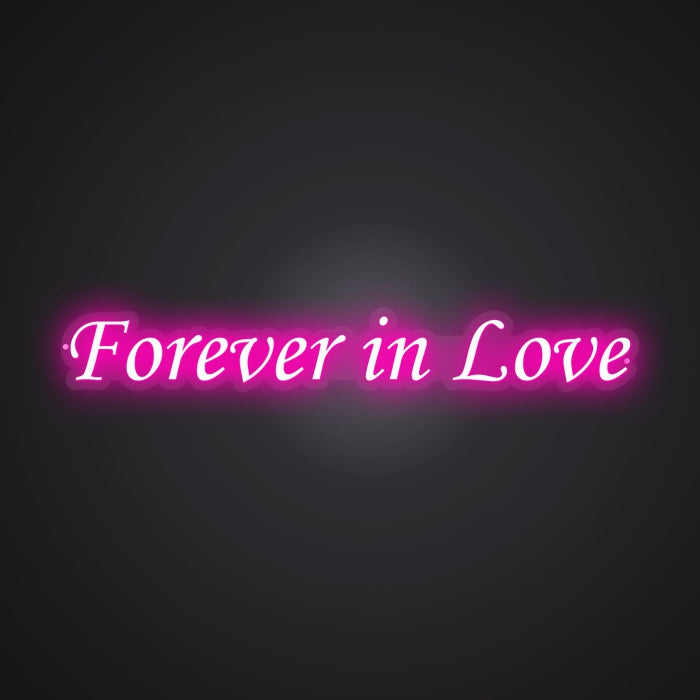 Glistening Neon Everlasting Attachment Sign