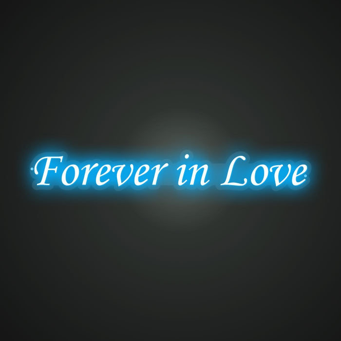 Illuminated Forever in Love Neon Devotion