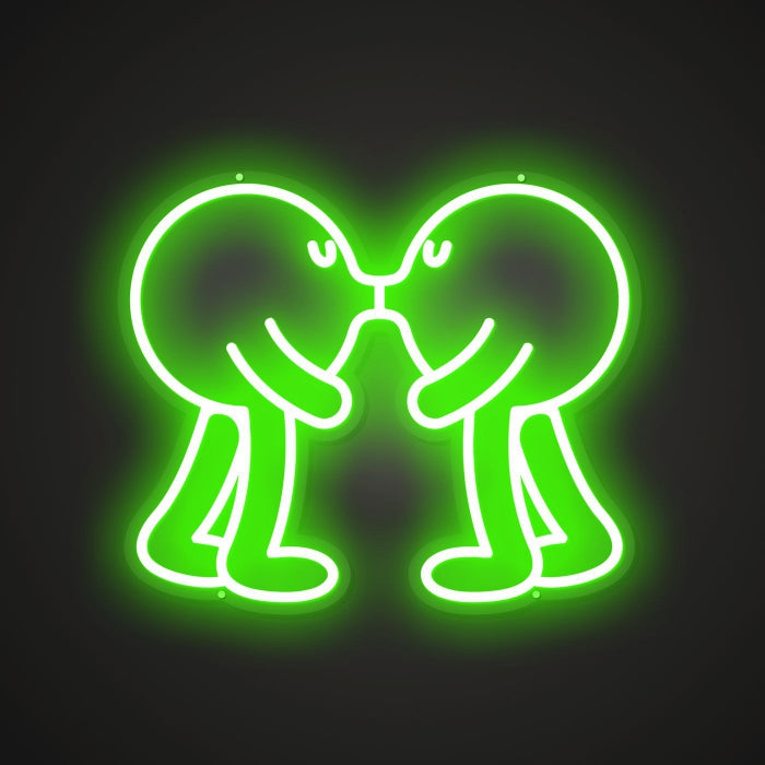 Kiss You Neon Illumination of Love