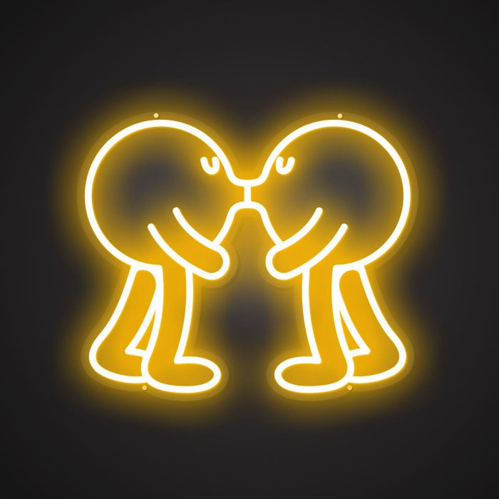 Neon Visual of the Tender Touch