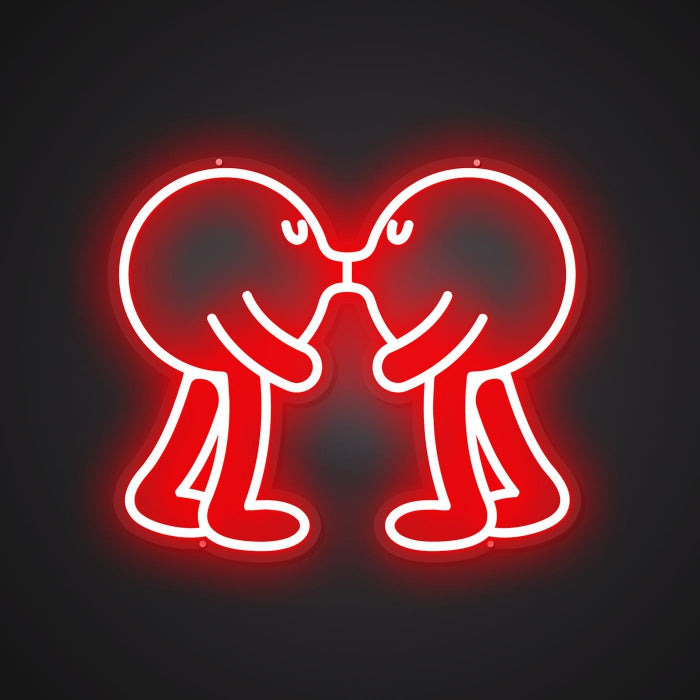 Radiant Neon Kissing Glow