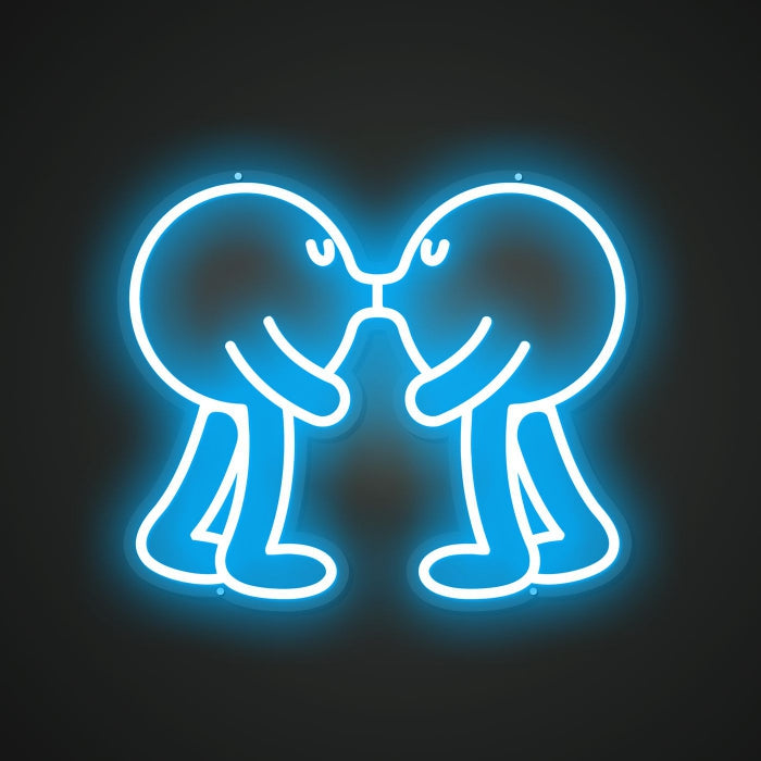 Kiss You Neon Illumination of Love