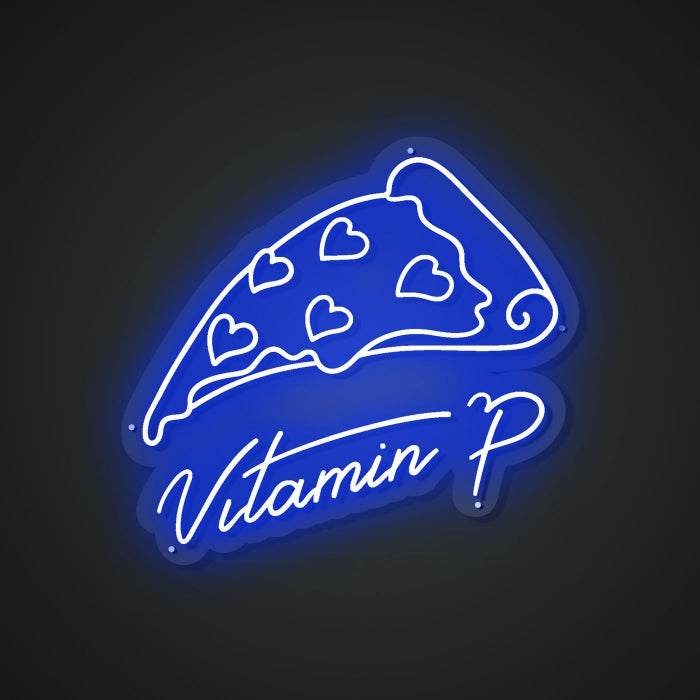 Glistening Neon Pizza Marker