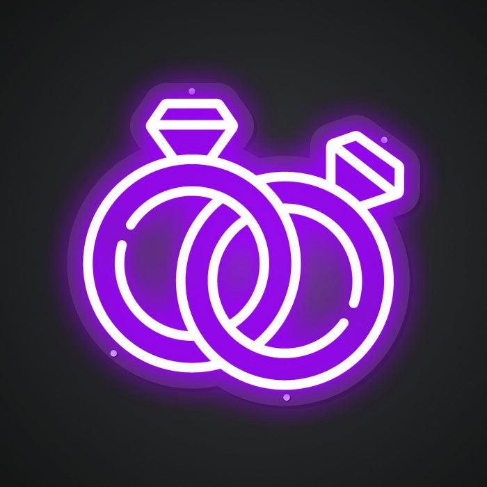Neon Emblem of Eternal Bond