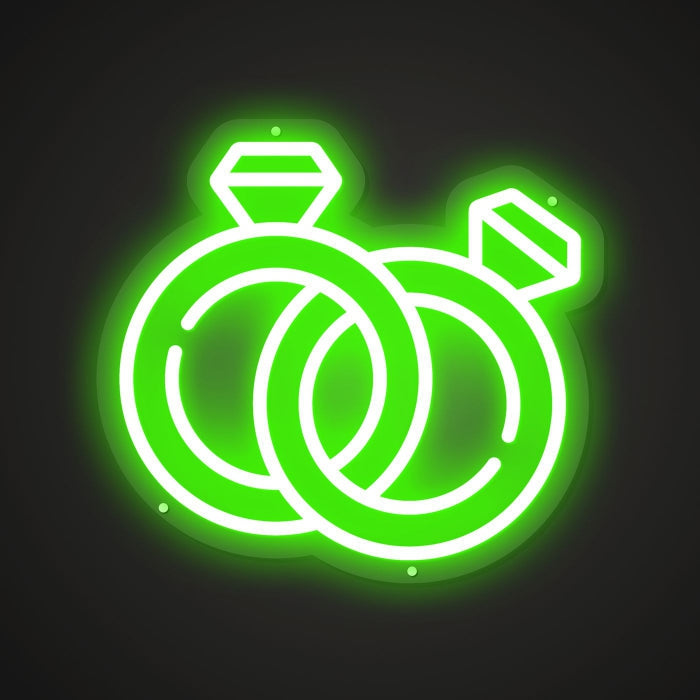 Neon-encircled Ring Sign