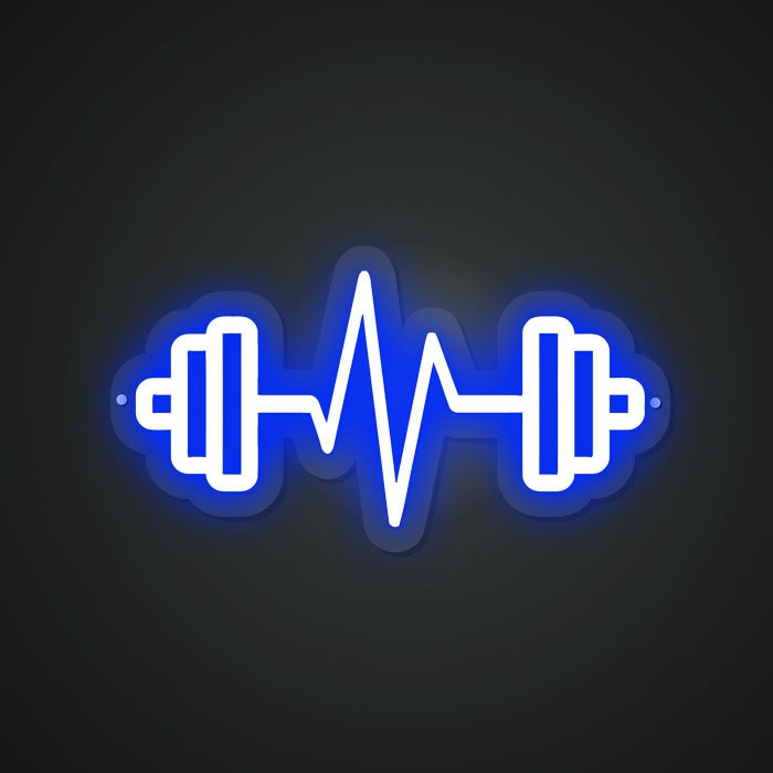 Neon Lightboard for Weighty Workouts