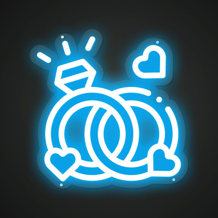 Neon Lightboard for Sparkling Commitments
