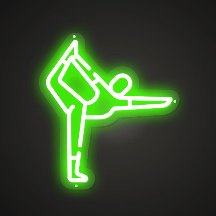 Neon Lightboard for Gymnastic Feats