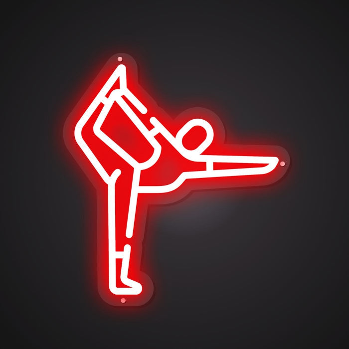 Dazzling Neon Flip-Flop Sign