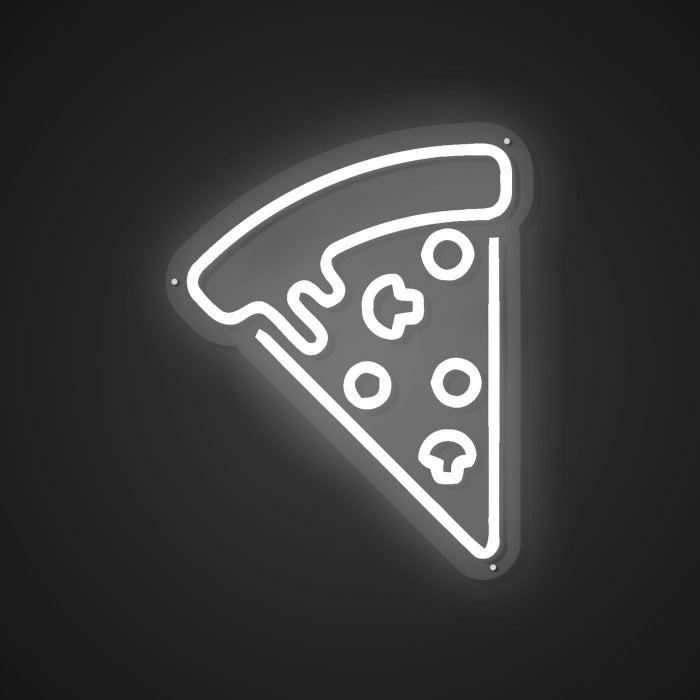 Glowing Neon Cheesy Delight Display