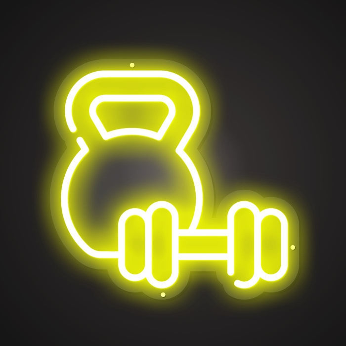 Dazzling Neon Strength Fusion Sign