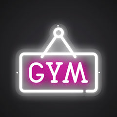 Neon-sweaty Gym Sign