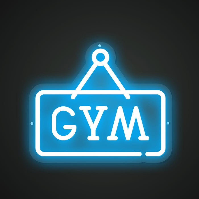 Gym Neon Illumination of Energy