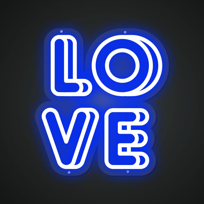 Neon Lightboard for Love's Panorama