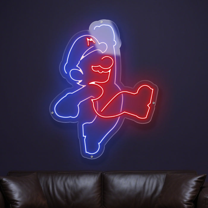 Mario Neon Sign