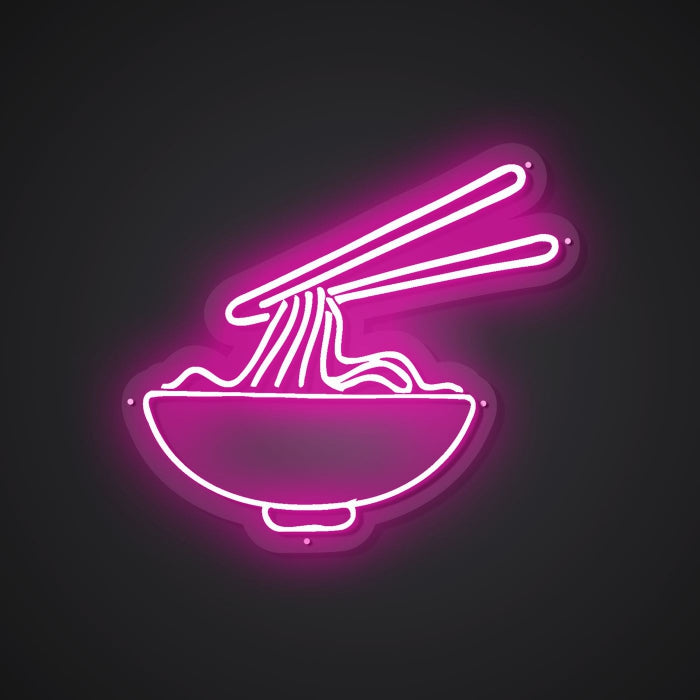 Radiant Neon Noodle Glow