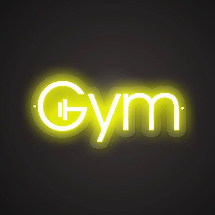 Dazzling Neon Gym Upgrade Sign