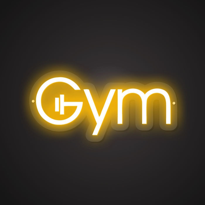 Neon Visual of the New Gym Space
