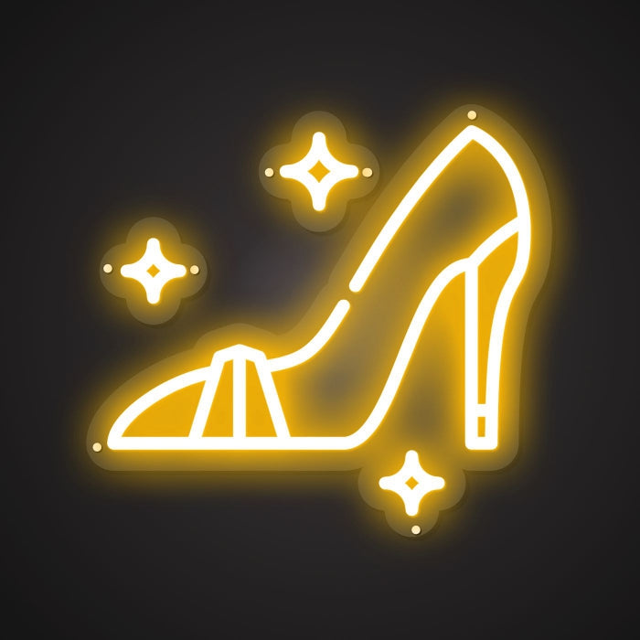 Neon Visual of the Graceful Step