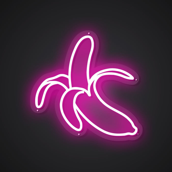 Radiant Neon Banana Glow