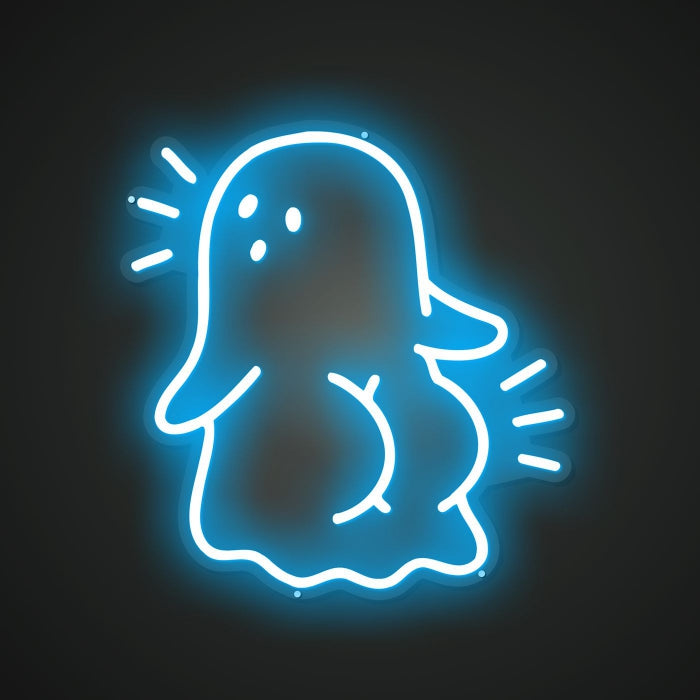 Buttocks Neon Illumination of Shapes