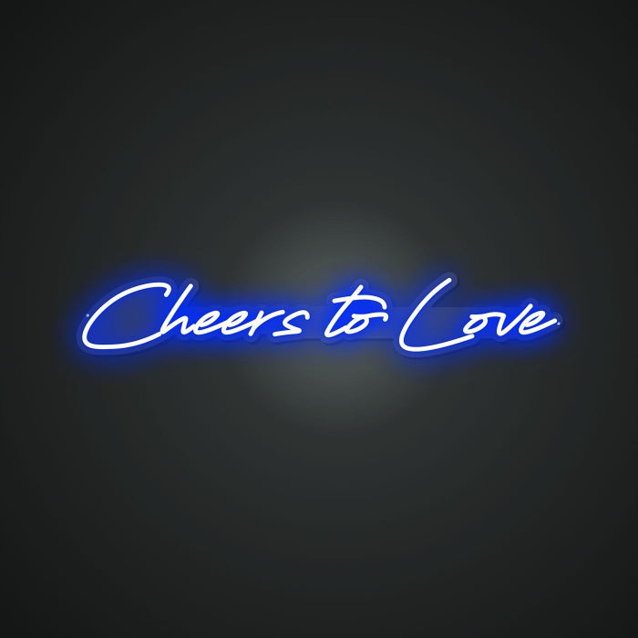 Radiant Neon Cheers to Love Glow