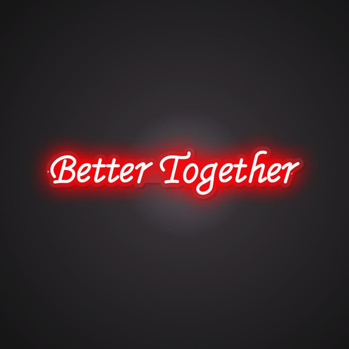 Dazzling Neon United Strength Sign