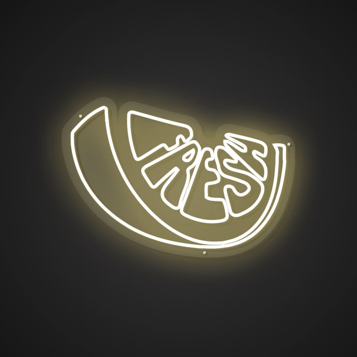Illuminated Orange Neon Temptation