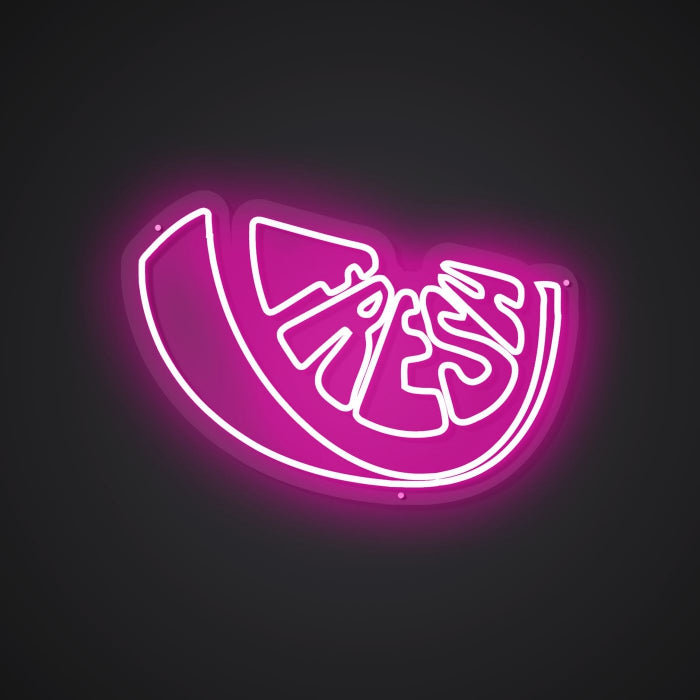 Radiant Neon Orange Glow