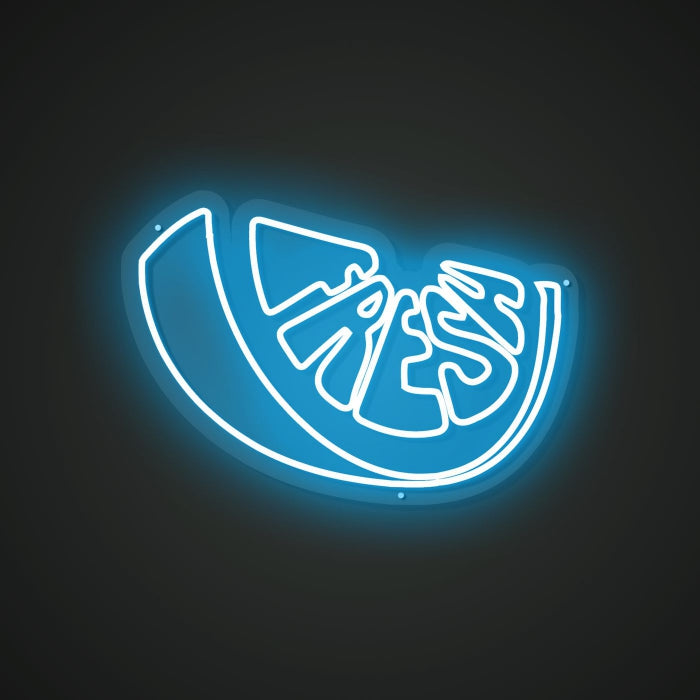 Neon Lightboard for Orange Treats