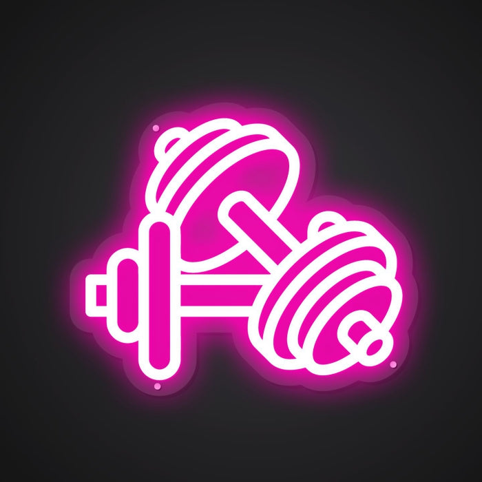 Neon Visual of the Matching Weights