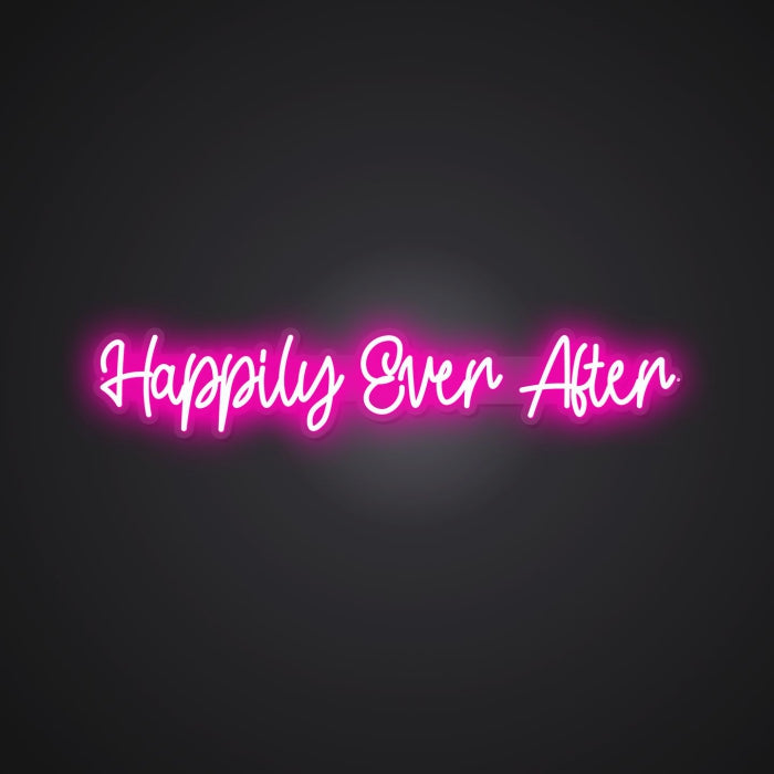 Neon Visual of the Blissful Future