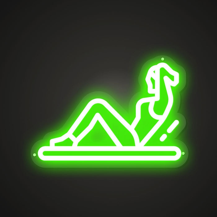 Neon Lightboard for Horizontal Moments