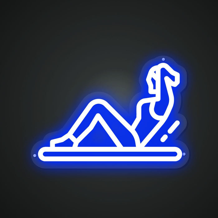 Radiant Neon Lying Back Glow
