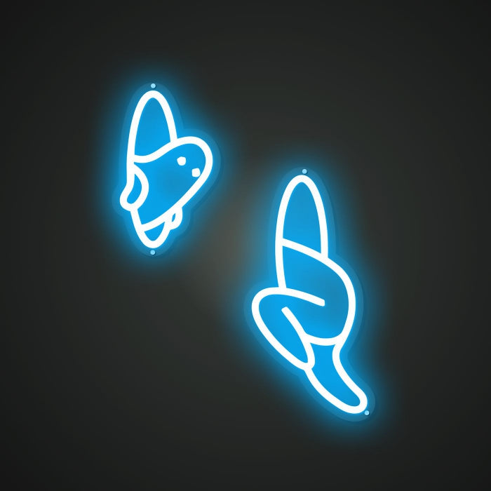 Clone Neon Illumination of Duplication