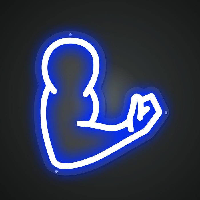 Radiant Neon Muscle Glow