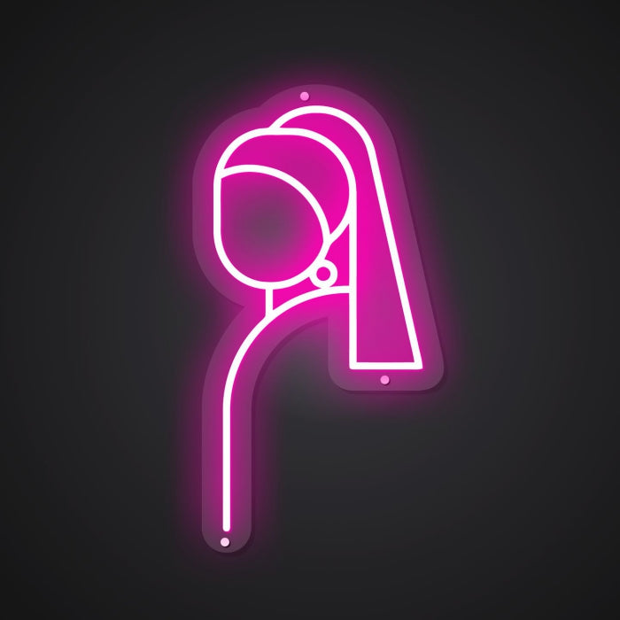 Glistening Neon Expressionist Pearl Portrait Marker
