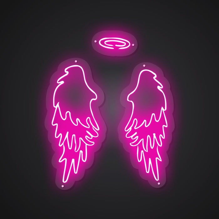 Neon Visual of the Angelic Arches