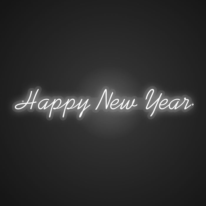Illuminated Happy New Year Neon Cheers