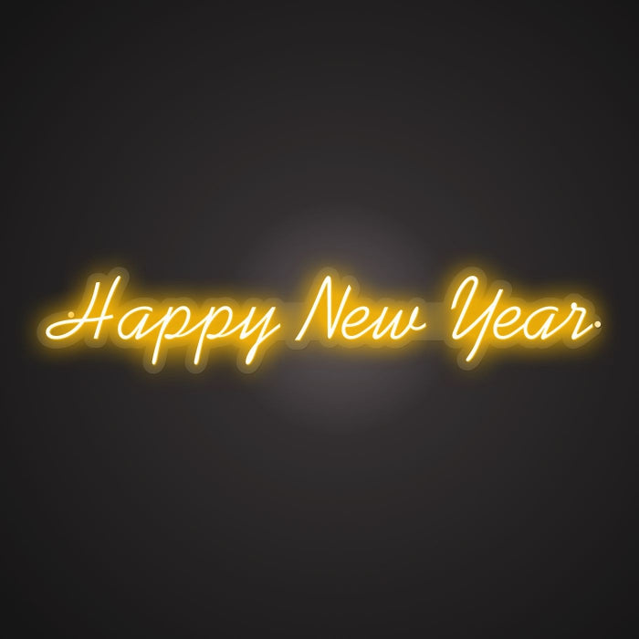 Neon Visual of the Midnight Toast