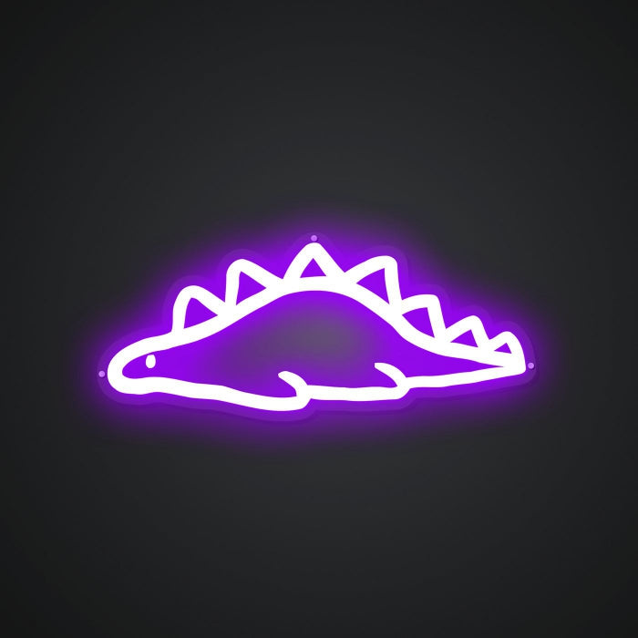 Neon Emblem of Adorable Reptiles