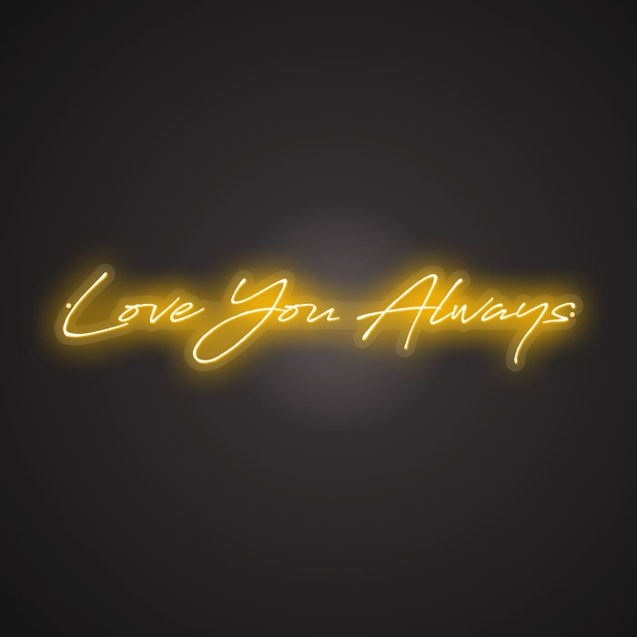 Neon Radiance of Constant Love Sign