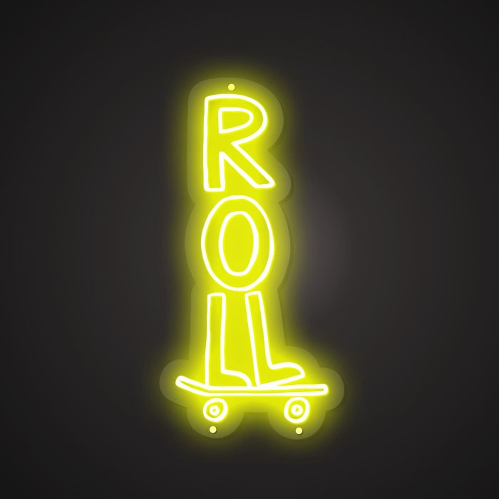 Dazzling Neon Rotation Indicator Sign