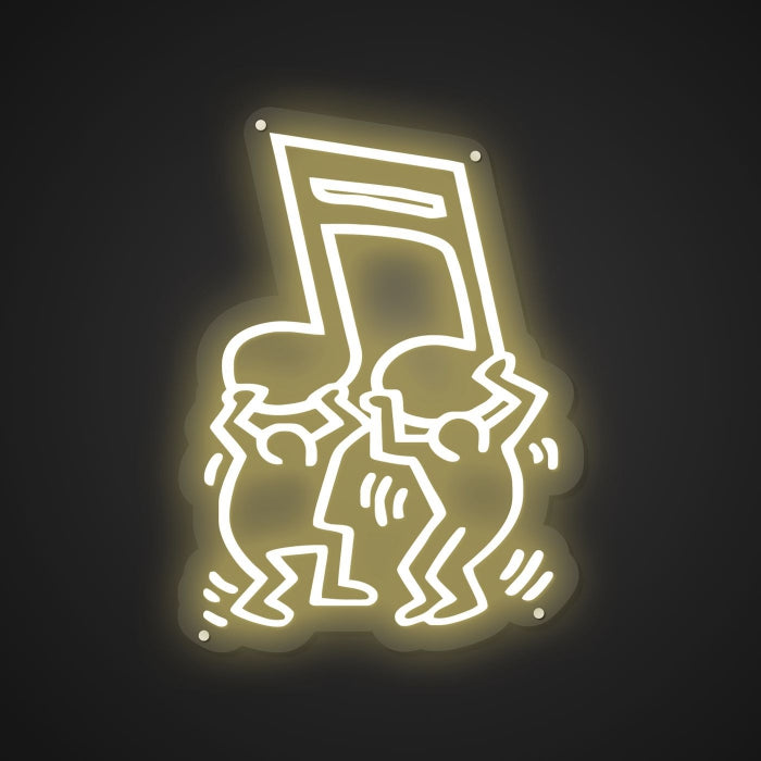 Shimmering Neon Rhythm Start Showcase