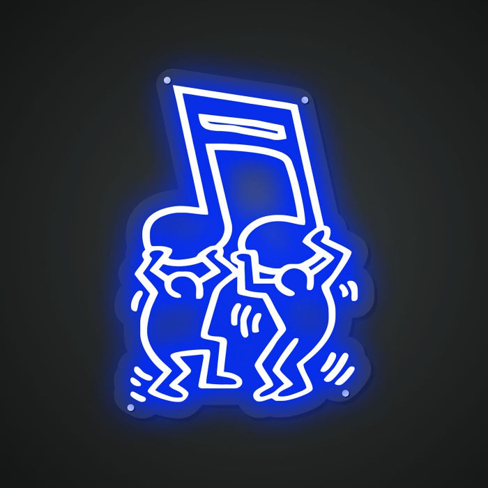 Neon Lightboard for Musical Beginnings